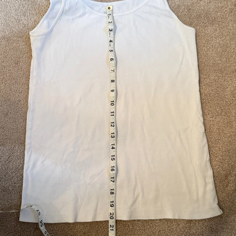 Eileen Fisher Ladies White Tank Top L - Picture 5 of 6